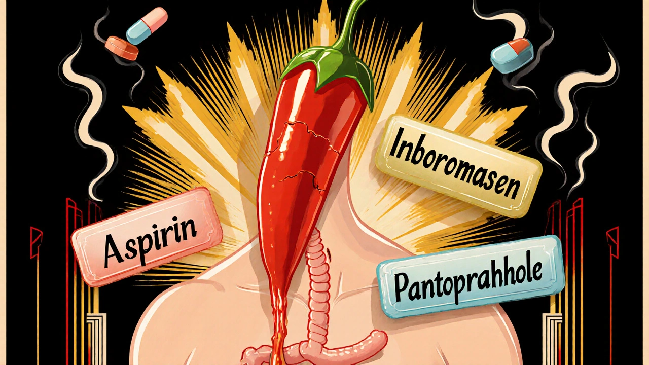 Spicy Foods and GI-Irritating Medications: How to Reduce Heartburn Risk